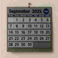 Modular Wall Calendar - Fully Customizable Timekeeper