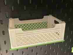 "SkadisCrate" IKEA Skadis sepeti duvarda