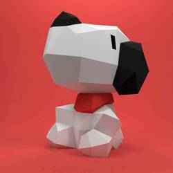 Snoopy düşük poli