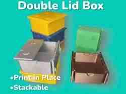 Çift Kapaklı İstiflenebilir Kutu - Yerinde Baskı