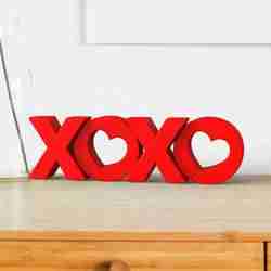 XOXO 3D Decor, Letter Art, Sign Decor, Cute Valentine’s Day