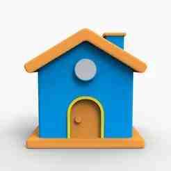 3D Cartoon House for Kids