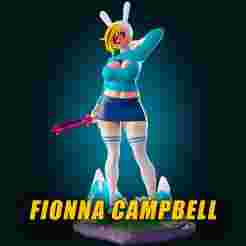 Adeventure Time Fionna 3D Print Model