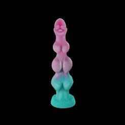 Alien knot predatory dog dildo