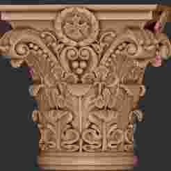 ancient church pillar coptic art