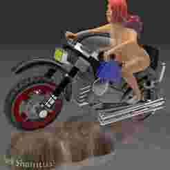 April Shamun's custom bike - April has fun