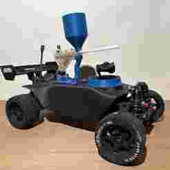 Arrma Typhon 6S FPV ready body with water bead gun mount