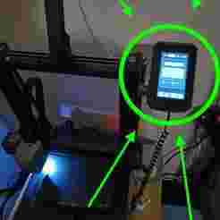 Artillery Sidewinder x 4 - Display Touch screen holder - Top - Side
