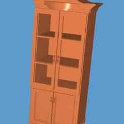 Baroque style sideboard, for plates, or display cabinet