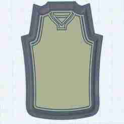Basketball Jersey Cookie Cutter