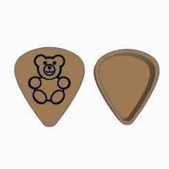 Bear Guitar Pick Holder