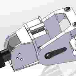 [Blackbird 10"] 1-axis cam pitch gimbal, rotating system "Гусь-1" / Goose-1