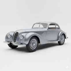 BMW 327 - car, vehicle, automobile, sports car, classic car, race car, toy car, RC car, 3D car model, sedan, SUV, pickup truck, convertible, hatchback, coupe, luxury car, supercar, electric car, 4x4, car toy, RCcar body / RC car shell, slot car, model kit