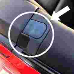 BMW E36 Cover for Rods in rear trim panel for E36 Convertible original type