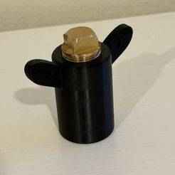 Boat drain plug holder