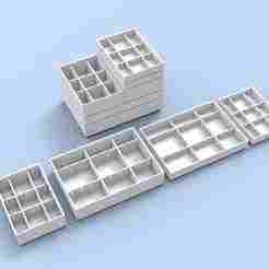 box storage multi parts stackable