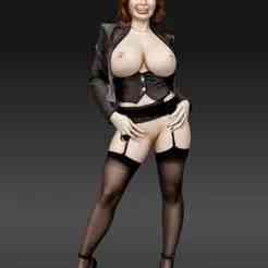 Busty Executive: After-Hours Discipline (Business License)