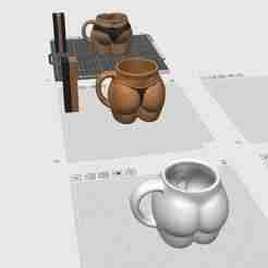 BUTT MUG COFFE BEER SHOTS.