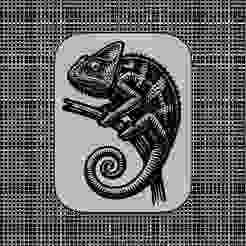 Chameleon Stamp