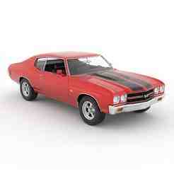 Chevrolet Chevelle SS - car, vehicle, automobile, sports car, classic car, race car, toy car, RC car, 3D car model, sedan, SUV, pickup truck, convertible, hatchback, coupe, luxury car, supercar, electric car, 4x4, car toy, RCcar body / RC car shell, slot