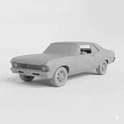Chevrolet Nova - car, vehicle, automobile, sports car, classic car, race car, toy car, RC car, 3D car model, sedan, SUV, pickup truck, convertible, hatchback, coupe, luxury car, supercar, electric car, 4x4, car toy, RCcar body / RC car shell, slot car, mo
