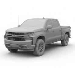 Chevrolet Silverado Z71 4x4 - car, vehicle, automobile, sports car, classic car, race car, toy car, RC car, 3D car model, sedan, SUV, pickup truck, convertible, hatchback, coupe, luxury car, supercar, electric car, 4x4, car toy, RCcar body / RC car shell,