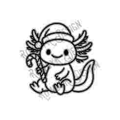 Christmas Axolotl Freshie STL File