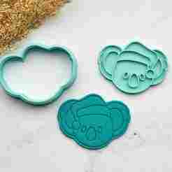 Christmas Koala Head Cookie Cutter