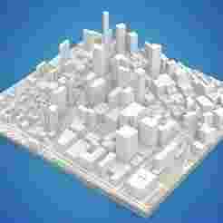 Cityscape New York Downtown