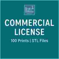Commercial License – Sell up to 100 Printed Copies of any DMDollhouse 1:12 STL