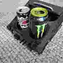 Cupholder insert Volvo V/XC70/S80 2008-2016