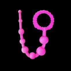 curved dildo beads
