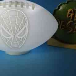 Custom Marvel Spiderman 3D Football Light