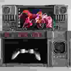 Cyberpunk/Steampunk Modular Docking Station for Steam Deck or other device – with Smart Watch Charging Bay