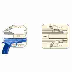 CZ75B Split Holster Mold with TrimJigg