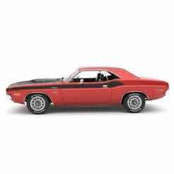 Dodge Challenger (1970) - car, vehicle, automobile, sports car, classic car, race car, toy car, RC car, 3D car model, sedan, SUV, pickup truck, convertible, hatchback, coupe, luxury car, supercar, electric car, 4x4, car toy, RCcar body / RC car shell, slo