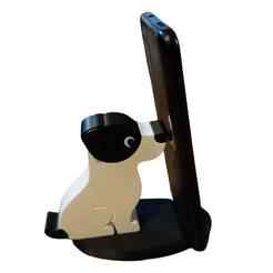 dog phone stand Fox Terrier