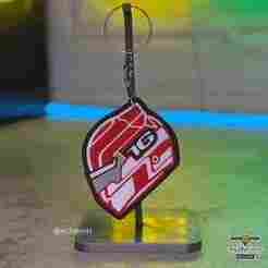 DUAL KEYCHAIN FERRARI HELMETS HAMILTON & LECLERC