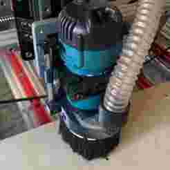 Dust extractor for CNC router/splinde 65mm