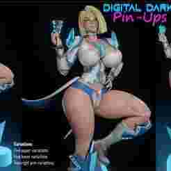 Emma Frost with NSFW version and Miniatures COMBO PACK