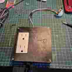 Enclosure for Sonoff R2 Basic Wifi/Zigbee Switch (Added Holes)