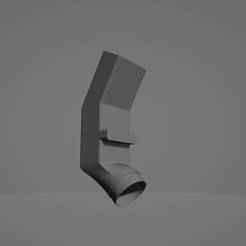 Exhaust air duct tilt window 63mm hose connection