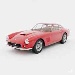 Ferrari 250 GT Lusso - car, vehicle, automobile, sports car, classic car, race car, toy car, RC car, 3D car model, sedan, SUV, pickup truck, convertible, hatchback, coupe, luxury car, supercar, electric car, 4x4, car toy, RCcar body / RC car shell, slot c
