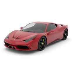 Ferrari 458 Speciale - car, vehicle, automobile, sports car, classic car, race car, toy car, RC car, 3D car model, sedan, SUV, pickup truck, convertible, hatchback, coupe, luxury car, supercar, electric car, 4x4, car toy, RCcar body / RC car shell, slot c