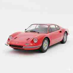 Ferrari Dino 206 GT - car, vehicle, automobile, sports car, classic car, race car, toy car, RC car, 3D car model, sedan, SUV, pickup truck, convertible, hatchback, coupe, luxury car, supercar, electric car, 4x4, car toy, RCcar body / RC car shell, slot ca