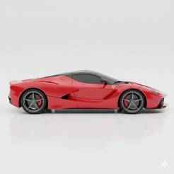 Ferrari LaFerrari - car, vehicle, automobile, sports car, classic car, race car, toy car, RC car, 3D car model, sedan, SUV, pickup truck, convertible, hatchback, coupe, luxury car, supercar, electric car, 4x4, car toy, RCcar body / RC car shell, slot car,