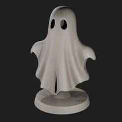 Floating ghost with base