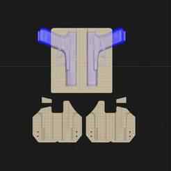 Glock 17 Gen5 Iwb Split Vacuum Holster Mold w/Trim Jig