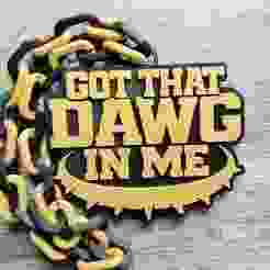 Got That Dawg In Me Oversized Necklace, Hype Chain