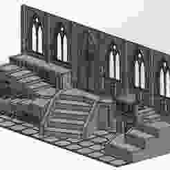 Gothic Sci-Fi Diorama for Action Figures